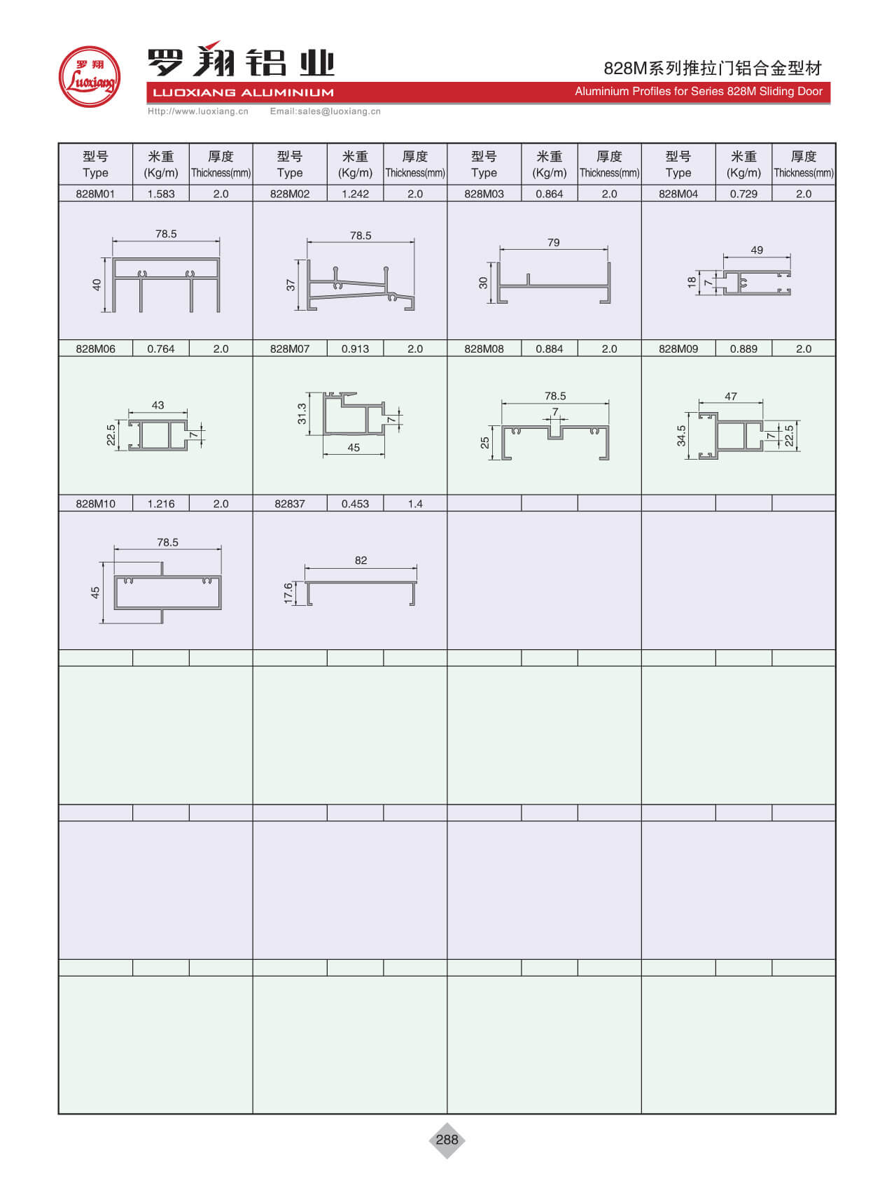 828M系列推拉門(mén)